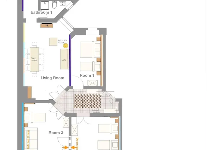 Dilo Apartments 150 Sqm Modern Historic Apartments For 12 Guests شقة *